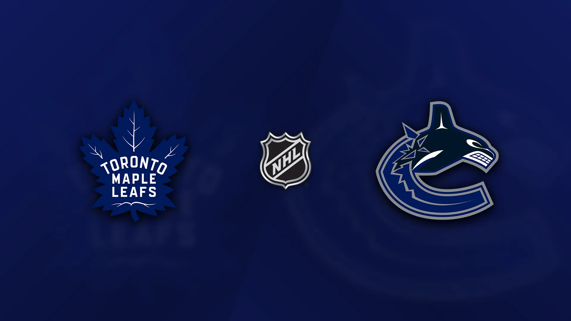 Toronto Maple Leafs vs Vancouver Canucks